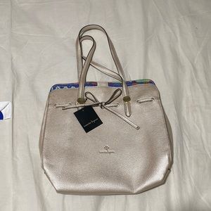 Champagne shoulder bag